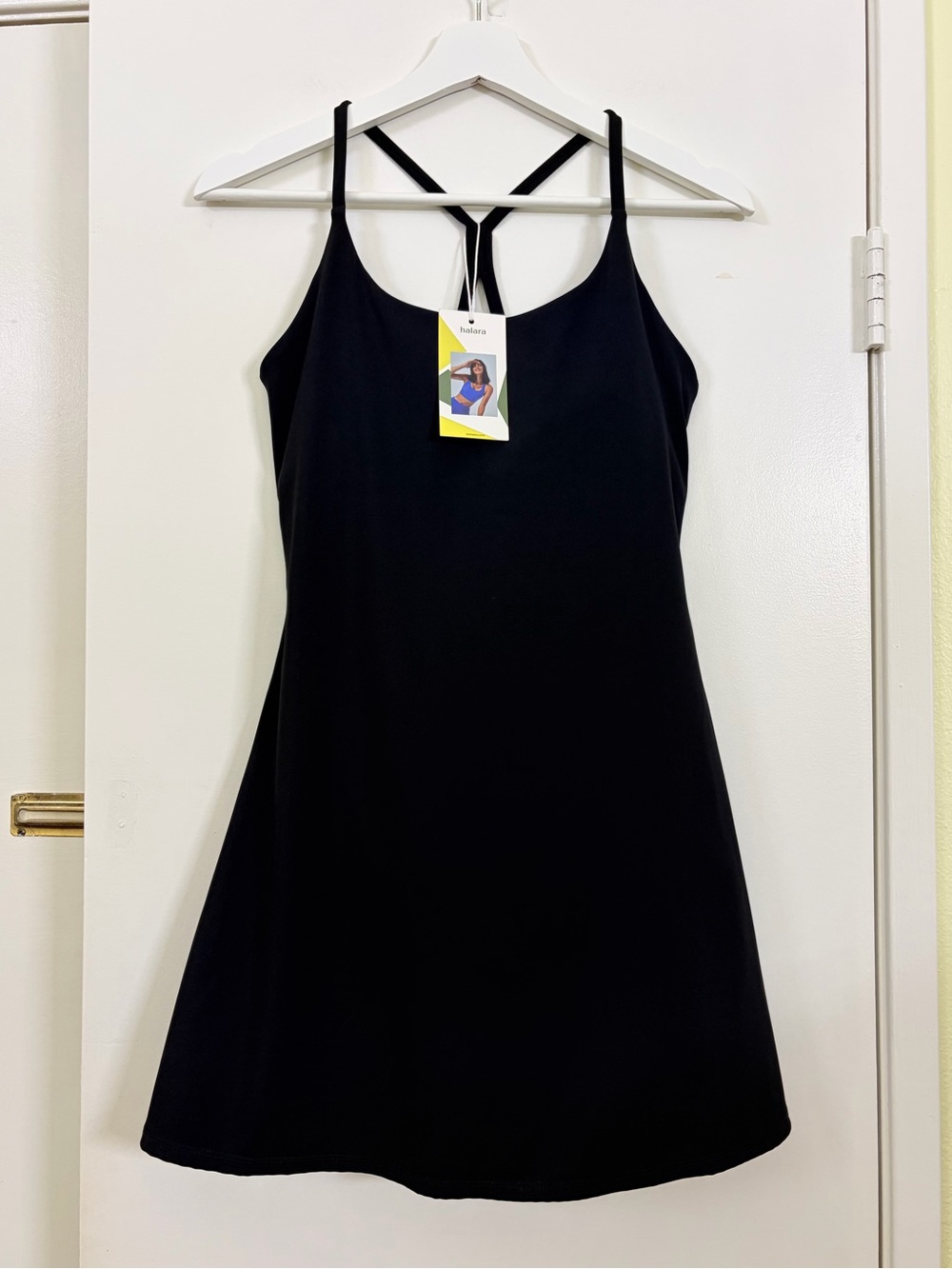 NWT Halara Midnight Adventure Built-In Shorts Pockets Athletic Dress Size S